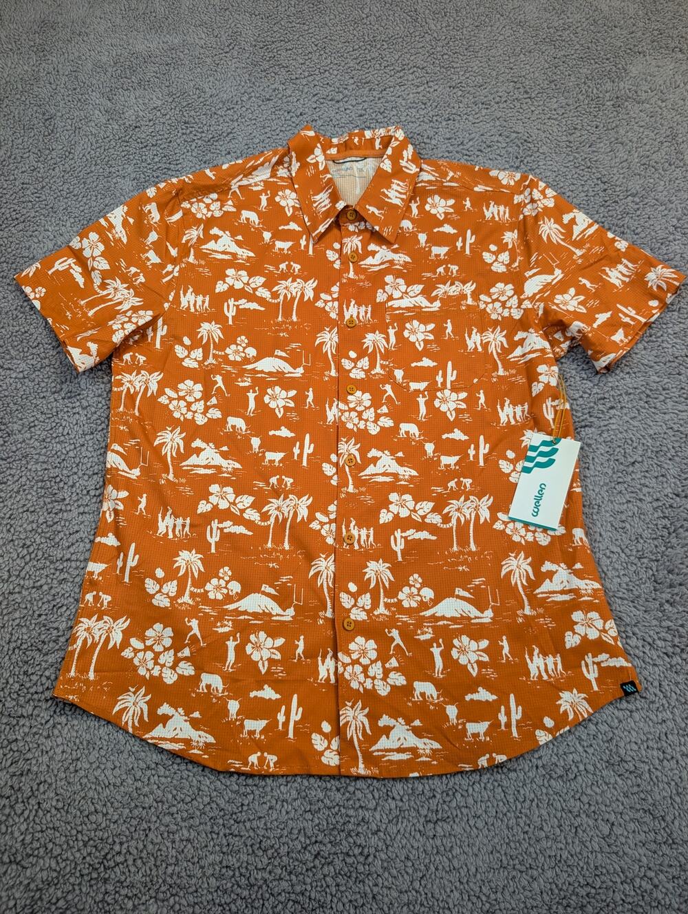 NWT Wellen Airweave Performance Shirt Medium UT Texas Longhorns (1034)